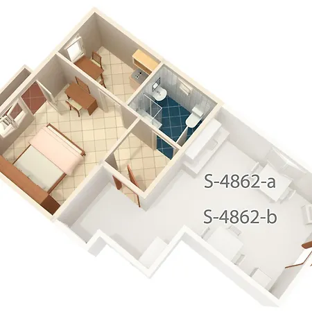 And With Parking Space Barbat, Rab - 4862 3*